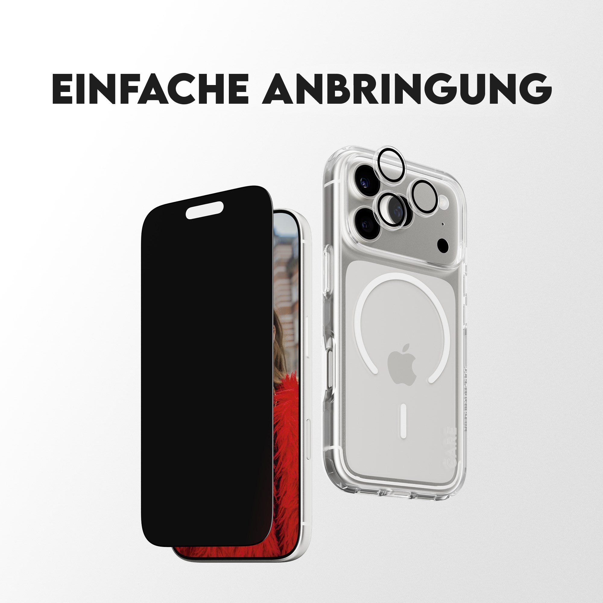 PanzerGlass® | CARE™ by PanzerGlass® 3-in-1 Privacy Set iPhone 17